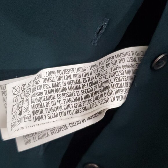 Teal Cardi Shirt Dress - Picture 13 of 15